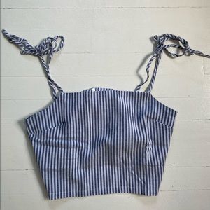Crop tank top, size S